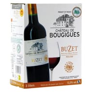 L'âme du terroir Buzet chateau Bougigues la poche de  3 litres 13% Vol.