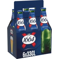 1664 bière blonde 6x33cl 5.5%vol