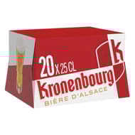 Kronenbourg bière blonde d'Alsace 20x25cl 4.2%vol