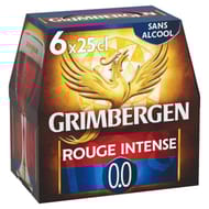 Grimbergen biere d'abbaye rouge 6x25cl 0%vol
