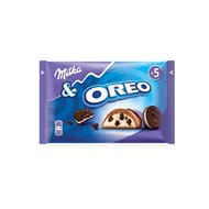 Barres milka & oreo x5-185g