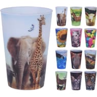 Gobelet réutilisable motif animaux