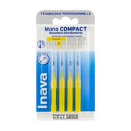 Inava brossettes interdentaires mono compact jaune x4