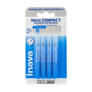 Inava brossette mono compact bleu x4