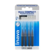 Inava brossettes mono compact noir x 4