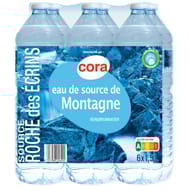 Cora eau de source de montagne roche des écrins 6x1.5l