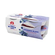 Alsace Lait bibeleskaes fromage blanc sur lit de myrtilles 6.2%mg 4x125g