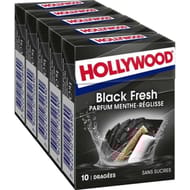 Hollywood réglisse sans sucre 5x10d 70g