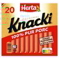 Herta knacki original 100% porc x20 700g