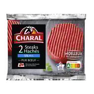 Steak haché pur boeuf 5% MG 2x130g Charal