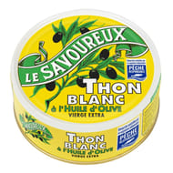 Le savoureux thon blanc à l'huile d'olive vierge extra 1/5 160g