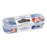 Connetable filets de maquereaux msc au naturel label rouge 1/4 106g