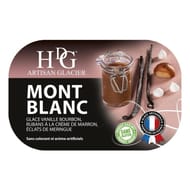 Hdg bac crème glacée mont blanc 750ml 487g