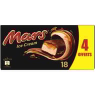 Mars 18 barres glacées dont 4 offertes 720g