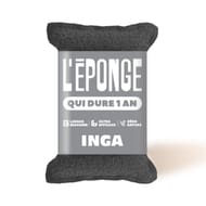 Inga éponge lavable grattante grise x1