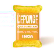 Inga éponge lavable grattante jaune x1