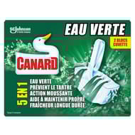 Canard bloc wc eau verte 5 en 1 x2