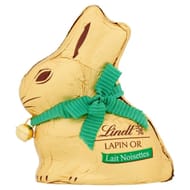 Lindt lapin or chocolat au lait noisettes x1-100g
