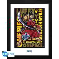 Tirage encadré "Luffy à Wano Artwork"