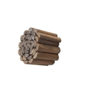 Bordure de jardin h. 20cm x l 180cm demi rondin de 5cm