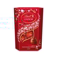 Lindt lindor lait cornet x1-200g
