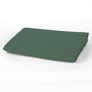 Drap plat uni vert foncé 57fils 240x310cm