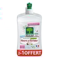 L'arbre vert vaisselle main fleurs cerisier 500ml lot de 3 2+1 gratuit