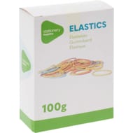 Elastiques 100 g multicolores