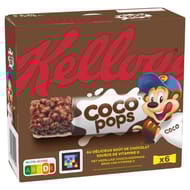 Kellogg's barres céréales coco pops  - 6x20g