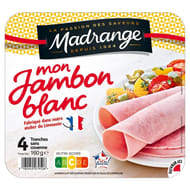Madrange mon jambon blanc 4 tranches 160g