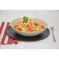 Mini farfalle au thon et tomates sauce ail et fines herbes