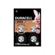 Duracell 4 piles pour appareil electronique cr2032 lot de 4 4g