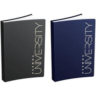 Agenda lecas university 12x18 288 pages 1 jour/page 24-25 assorti français