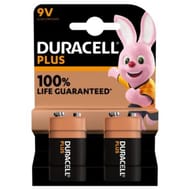 Duracell piles plus 100% 9v x2