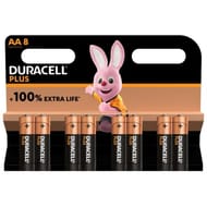 Duracell piles plus 100% aa x8 198g