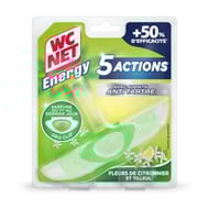 Wc net energy bloc 5 actions fleurs de citronniers & tilleul x1