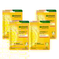 Garnier skinactive masque tissu vitamine c super hydratant booster d'éclat lot x4