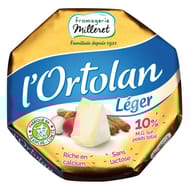 Fromagerie Milleret L'ortolan léger 10%mg  250g