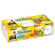La Laitière Yaourt au lait entier fruits panachés 8x125g