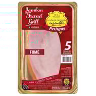 Petitgas Jambon fumé grill 5 tranches épaisses 500g