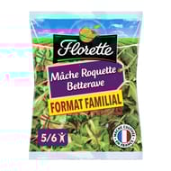 Florette salade trio mâche roquette betterave sachet 175g
