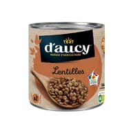 D'aucy lentilles préparées 1/2 265g