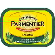 Parmentier sardines huile olive et herbes de provence 135 g