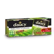 D'aucy pois extra fins à l'étuvée cartonnette 1/4 420g lot de 3