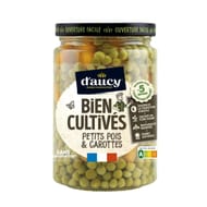 D'aucy petits pois carottes bien cultivés 250g
