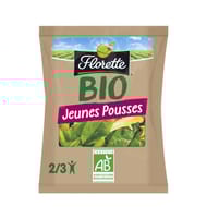 Florette salade jeunes pousses bio sachet 80g
