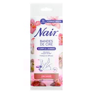 Nair bandes de cire corps & jambes orchidée x16