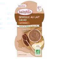 Babybio bols flan cacao 2x110g