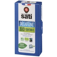 Sati cafe capsules décaféiné bio max havellar  x10 55g