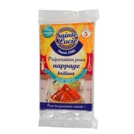 Sainte lucie préparation pour nappage brillant de tarte lot de 5 sachets de 10g